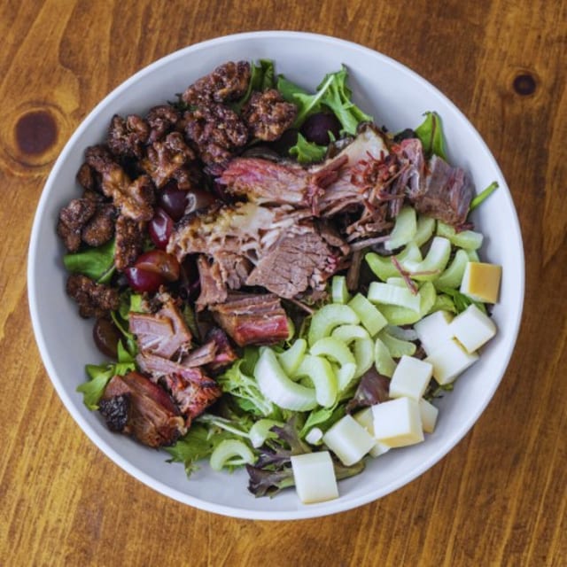 Smoked Brisket Waldorf Salad.