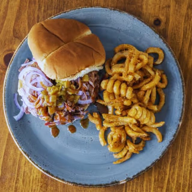 Prime Brisket Sandwich.