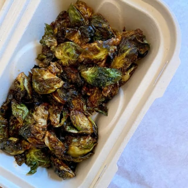 Crispy Brussels Sprouts.